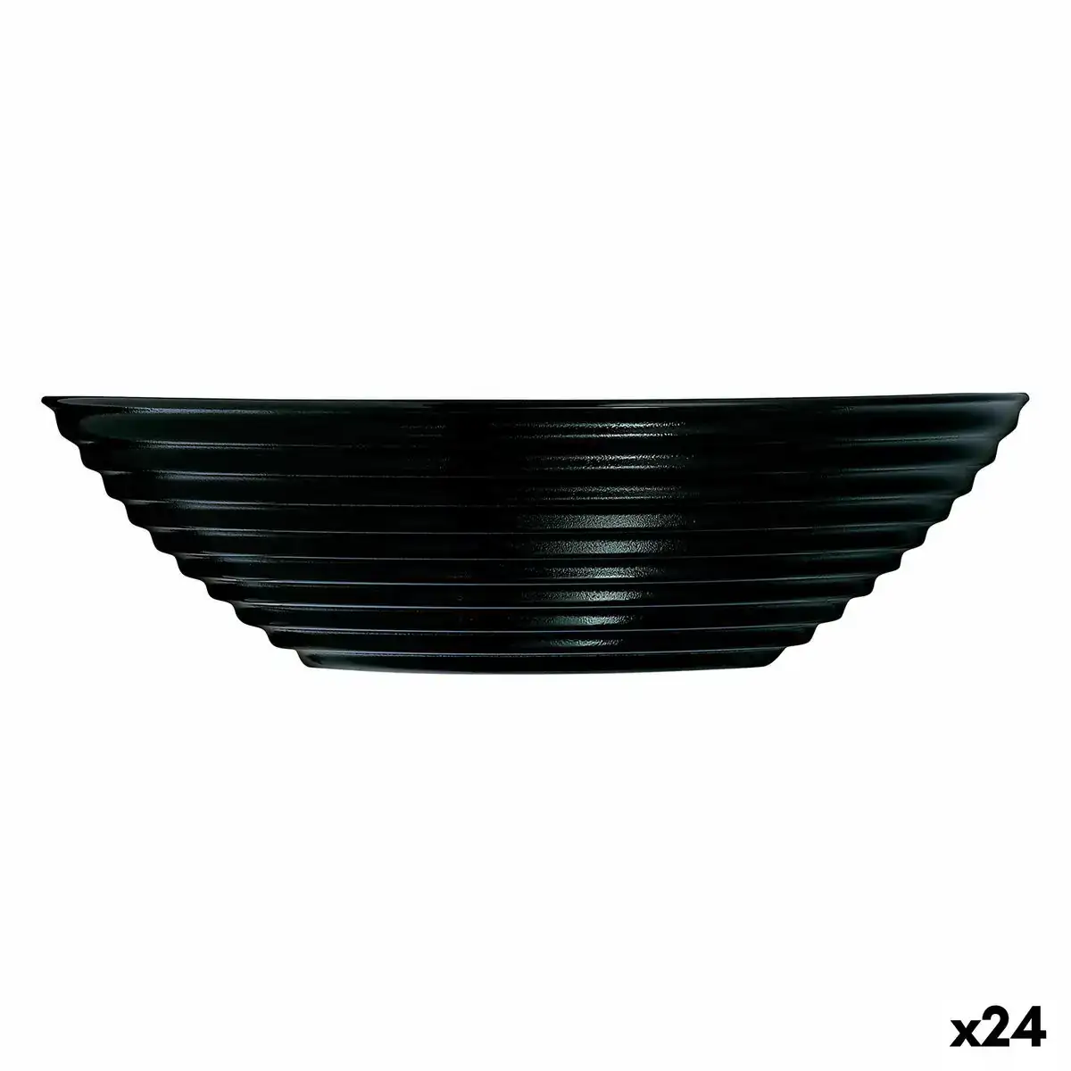 Bol luminarc harena noir verre 16 cm 24 unites _8430. Bienvenue chez DIAYTAR COTE D'IVOIRE - Où Choisir est une Invitation au Voyage. Explorez notre boutique en ligne et découvrez des produits qui vous transportent dans l'univers du Côte d'Ivoire.