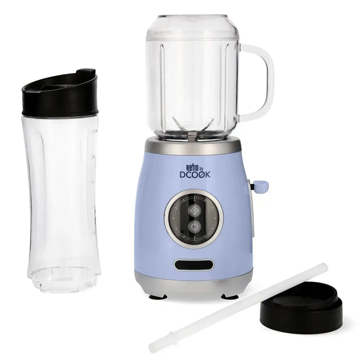 Bol mixeur dcook retro 300 w bleu_3085. DIAYTAR COTE D'IVOIRE - Là où Choisir est un Acte d'Amour pour le Côte d'Ivoire. Explorez notre gamme et choisissez des produits qui célèbrent la culture et l'artisanat du pays.