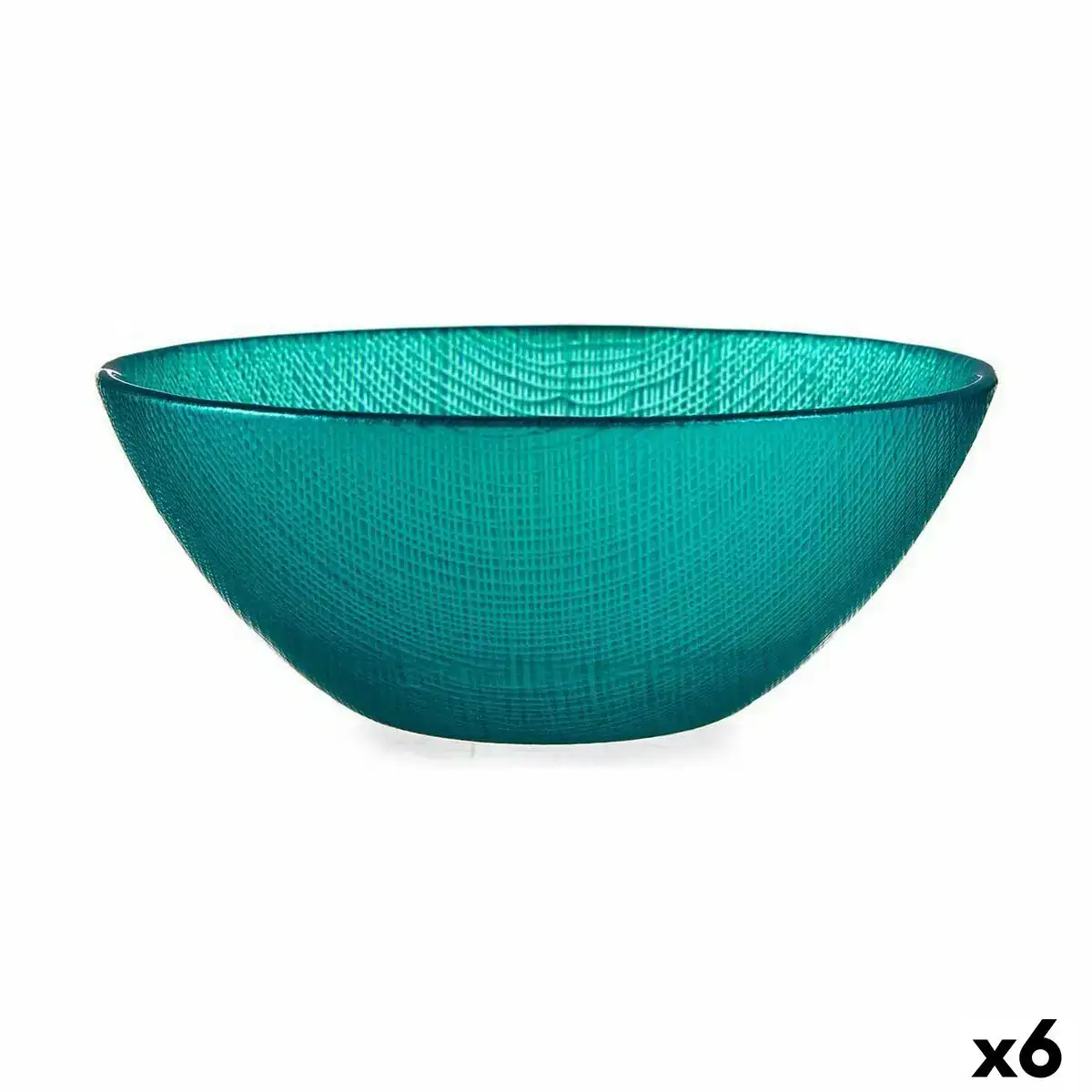 Bol o 15 cm turquoise verre 6 unites _3920. Bienvenue sur DIAYTAR COTE D'IVOIRE - Là où Chaque Objet a une Âme. Plongez dans notre catalogue et trouvez des articles qui portent l'essence de l'artisanat et de la passion.