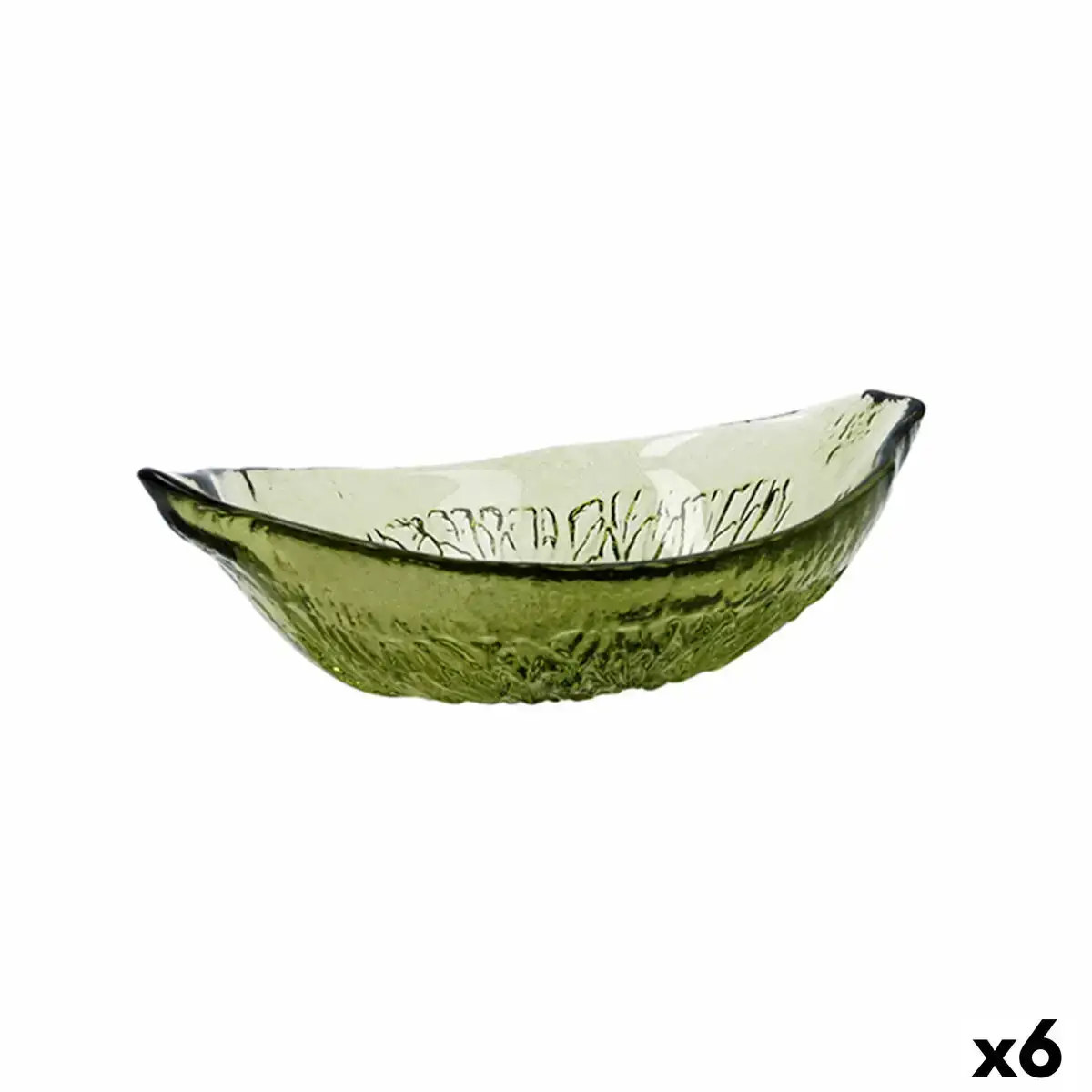 Bol quid acid citron 15 5 x 11 5 x 4 5 cm vert verre 6 unites _9086. DIAYTAR COTE D'IVOIRE - Votre Passage vers l'Exceptionnel. Explorez notre boutique en ligne, où chaque produit est choisi avec soin pour offrir une expérience de shopping inoubliable.