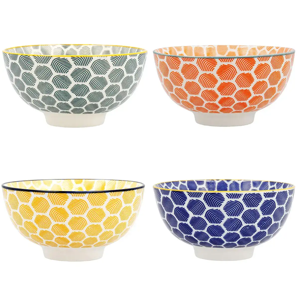 Bol quid pippa 12 5 x 12 5 cm ceramique multicouleur pack 6x _3579. DIAYTAR COTE D'IVOIRE - L'Art de Vivre le Shopping Inspiré. Parcourez notre catalogue et choisissez des produits qui reflètent votre passion pour la beauté et l'authenticité.