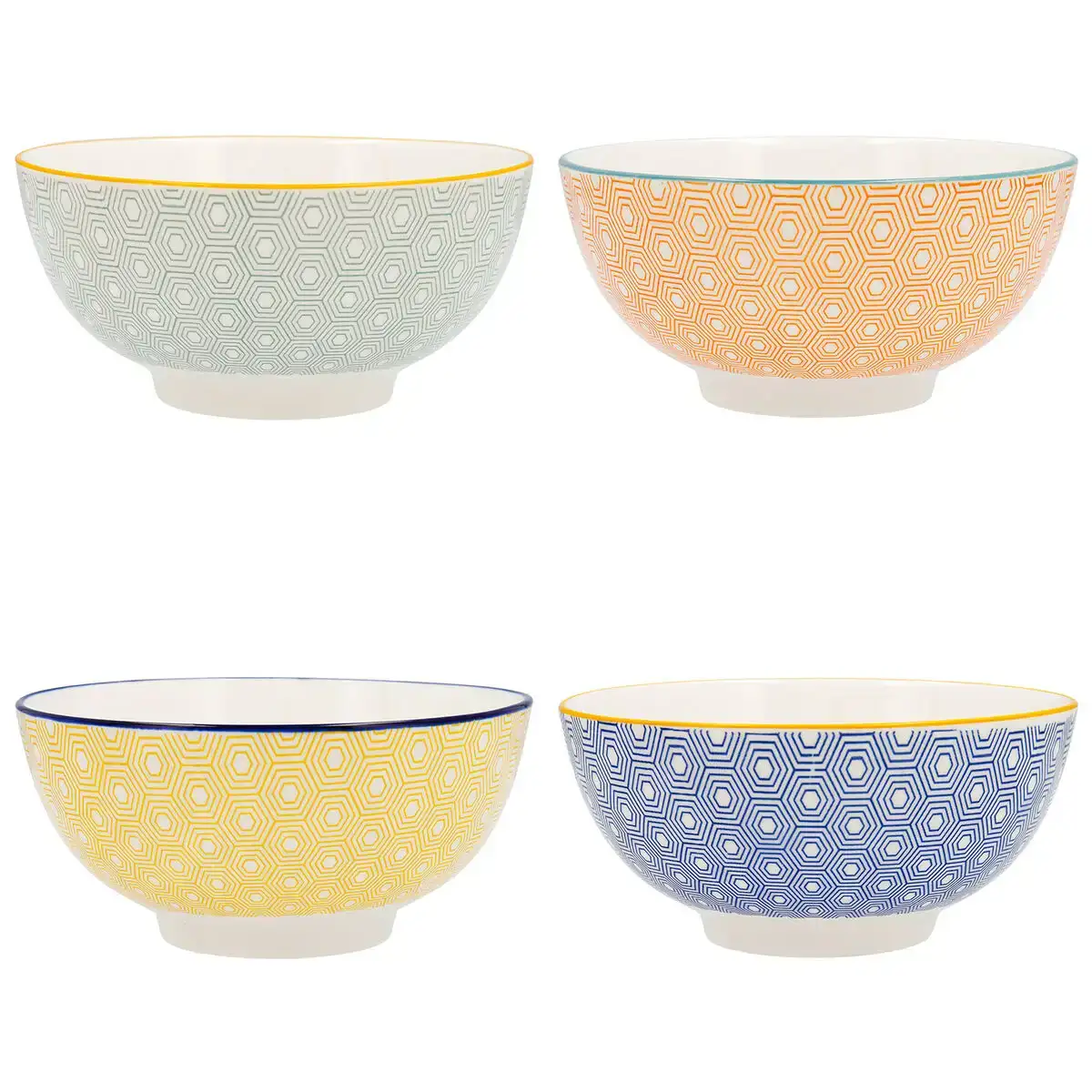 Bol quid pippa ceramique multicouleur 20 cm pack 4x _9081. DIAYTAR COTE D'IVOIRE - L'Art du Shopping Sublime. Naviguez à travers notre catalogue et choisissez parmi des produits qui ajoutent une touche raffinée à votre vie quotidienne.