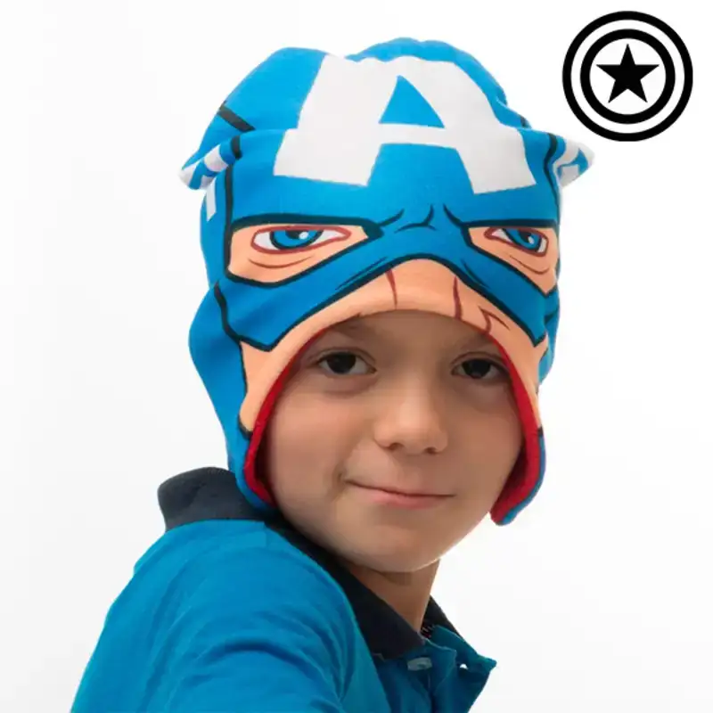 Bonnet captain america _8563. DIAYTAR COTE D'IVOIRE - Là où Chaque Produit Est une Trouvaille. Parcourez notre catalogue diversifié et découvrez des articles qui enrichiront votre quotidien, du pratique à l'insolite.