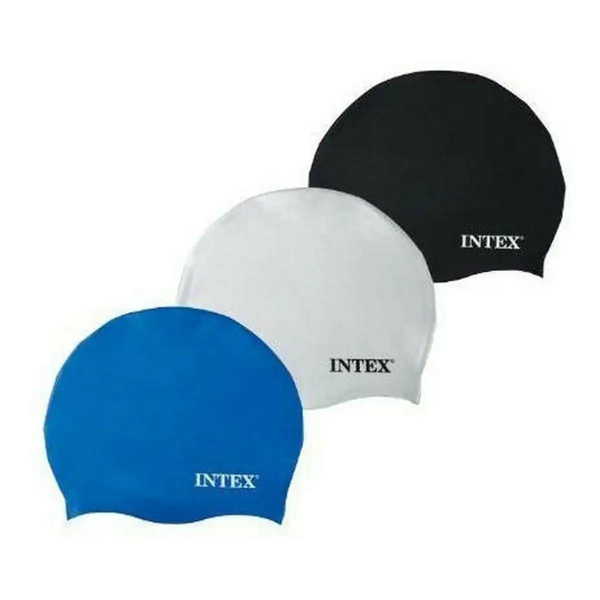 Bonnet de bain intex 55991 silicone noir bleu blanc 8 ans_8980. Bienvenue sur DIAYTAR COTE D'IVOIRE - Votre Destination Shopping à la Côte d'Ivoireaise. Explorez notre boutique en ligne et découvrez une gamme variée de produits qui capturent l'esprit du Côte d'Ivoire.