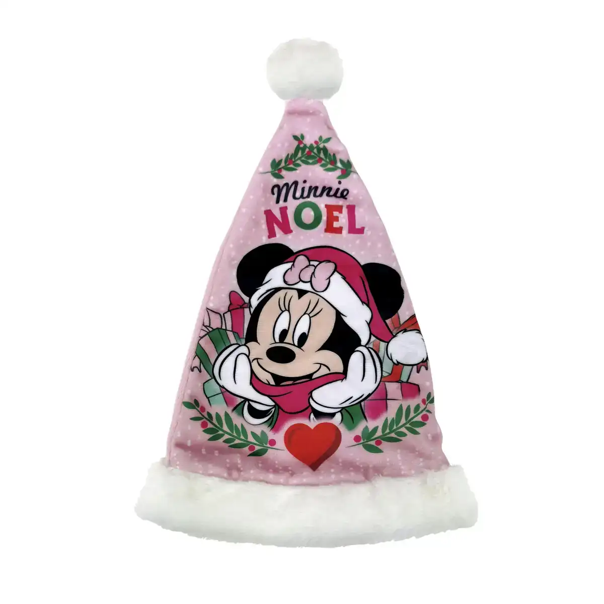Bonnet de pere noel minnie mouse lucky enfant 37 cm_3060. Bienvenue sur DIAYTAR COTE D'IVOIRE - Où Chaque Article a son Histoire. Découvrez notre sélection méticuleuse de produits qui racontent l'authenticité et la beauté du Côte d'Ivoire.