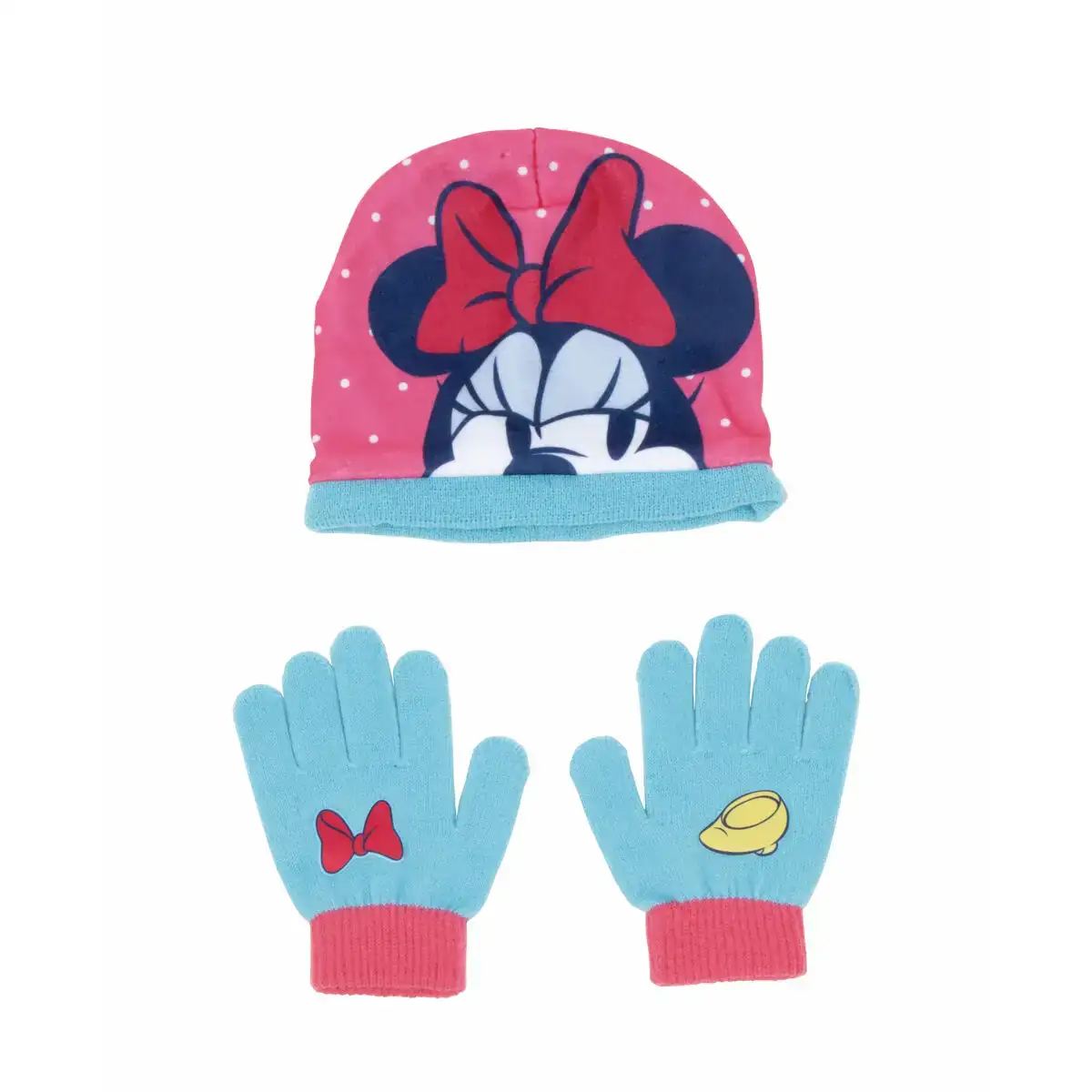 Bonnet et gants minnie mouse lucky bleu clair_5360. DIAYTAR COTE D'IVOIRE - Votre Destination Shopping Exquise. Explorez notre boutique en ligne et découvrez des trésors qui ajoutent une touche de sophistication à votre style et à votre espace.