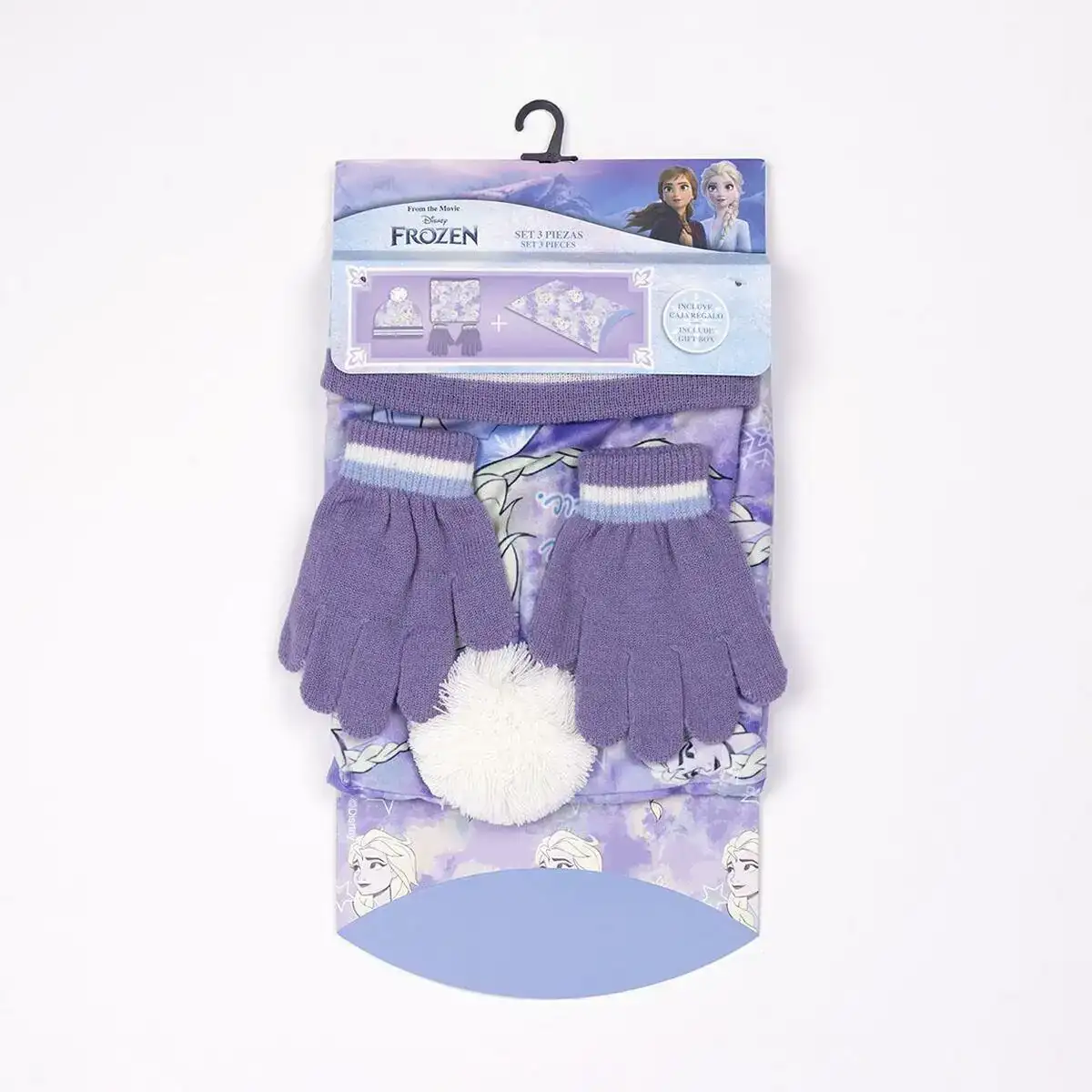 Bonnet, Gants et Echarpe Frozen