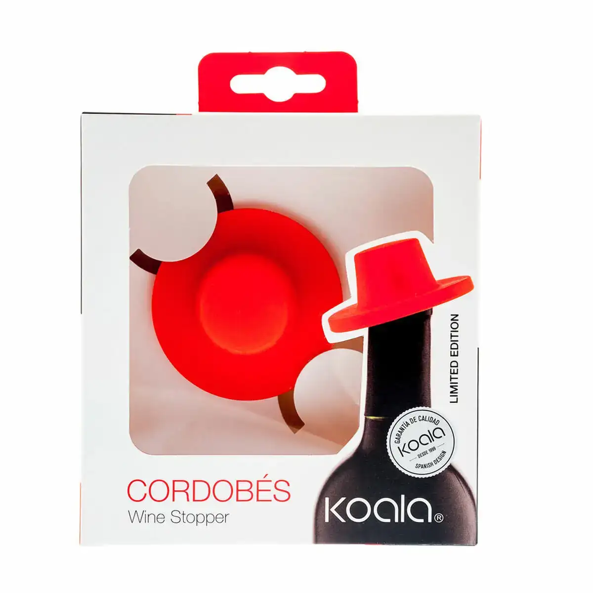 Bouchon koala rouge cordouan plastique_3012. Bienvenue chez DIAYTAR COTE D'IVOIRE - Où Votre Shopping Prend Vie. Découvrez notre univers et dénichez des trésors qui ajoutent de la couleur à votre quotidien.