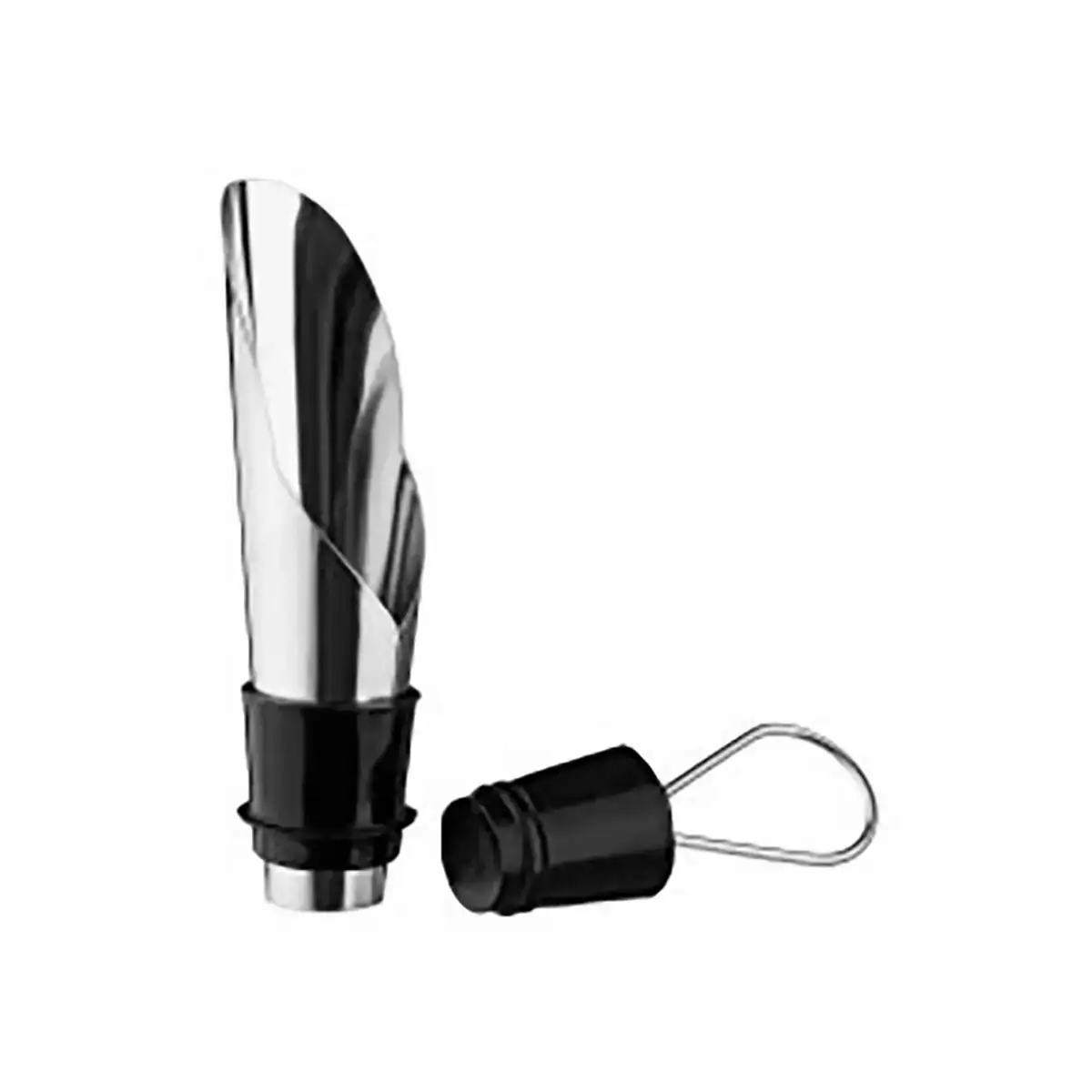 Bouchon verseur secret de gourmet silicone anti goutte acier inoxydable_7544. DIAYTAR COTE D'IVOIRE - Où Choisir Devient une Expérience Personnalisée. Explorez notre boutique en ligne pour découvrir des produits qui s'adaptent à votre style et à votre essence.