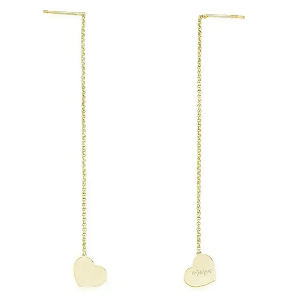 Boucles d oreilles femme amen cuore gold_3419. DIAYTAR COTE D'IVOIRE - L'Odyssée du Shopping à Votre Portée. Parcourez notre boutique en ligne et partez à la découverte d'articles qui rendront chaque jour spécial.