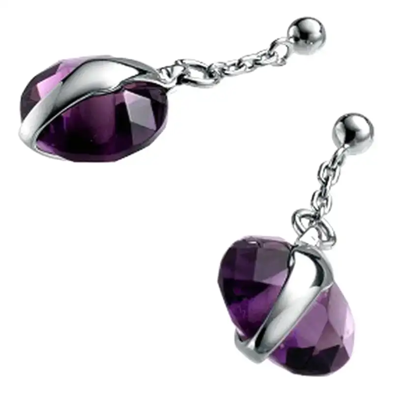 Boucles d oreilles femme viceroy 1010e000 50 argente violet 2 cm 2 cm _5121. DIAYTAR COTE D'IVOIRE - Votre Passage vers le Raffinement. Plongez dans notre univers de produits exquis et choisissez des articles qui ajoutent une touche de sophistication à votre vie.