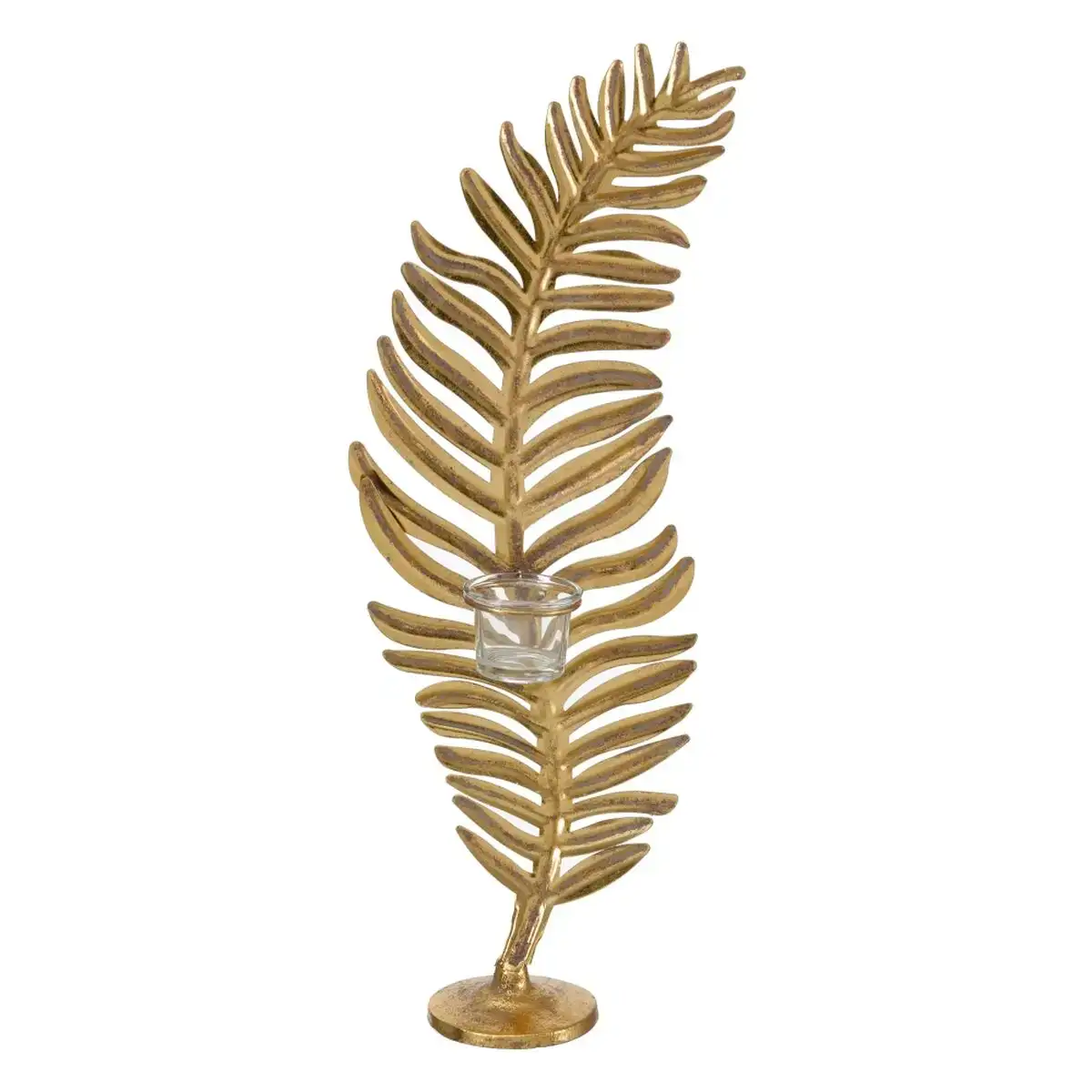 Bougeoir 19 x 11 x 52 5 cm dore metal_4218. DIAYTAR COTE D'IVOIRE - Où Chaque Produit est une Histoire à Raconter. Découvrez notre sélection de produits qui vous permettent de créer votre propre récit à travers vos achats.