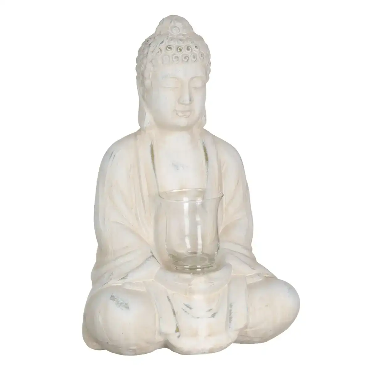 Bougeoir 19 x 25 x 40 cm terre cuite_9471. DIAYTAR COTE D'IVOIRE - L'Art de Magasiner sans Limites. Naviguez à travers notre collection diversifiée pour trouver des produits qui élargiront vos horizons shopping.