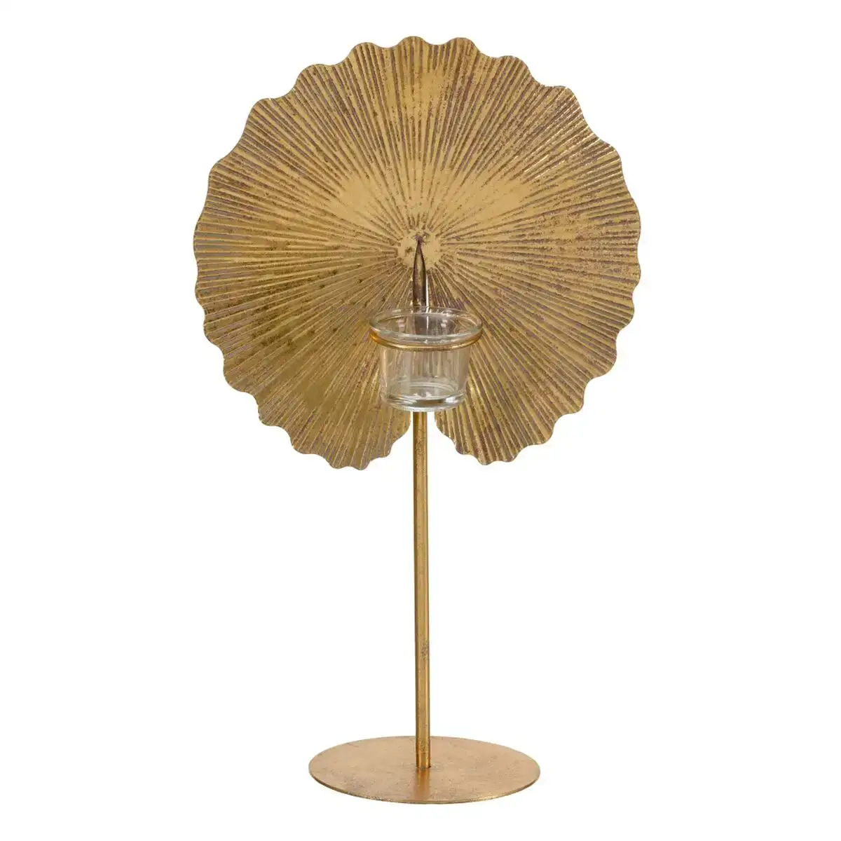 Bougeoir 25 x 14 x 42 cm dore metal_8124. DIAYTAR COTE D'IVOIRE - L'Art du Shopping Distinctif. Naviguez à travers notre gamme soigneusement sélectionnée et choisissez des produits qui définissent votre mode de vie.