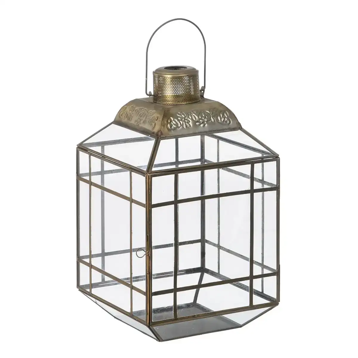 Bougeoir 25 x 25 x 43 cm verre dore metal_7821. DIAYTAR COTE D'IVOIRE - Votre Plateforme Shopping, Votre Choix Éclairé. Explorez nos offres et choisissez des articles de qualité qui reflètent votre style et vos valeurs.