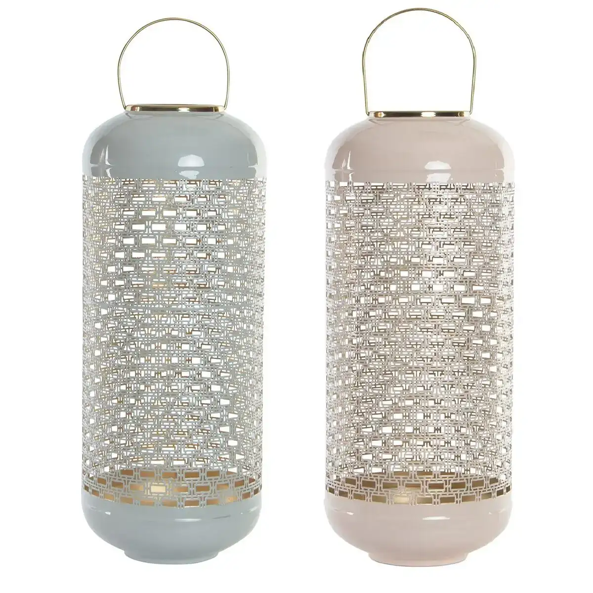 Bougeoir dkd home decor 24 x 24 x 60 cm 24 x 24 x 71 cm bleu rose aluminium 2 unites _7452. DIAYTAR COTE D'IVOIRE - Là où la Tradition Devient Tendance. Naviguez à travers notre boutique en ligne et choisissez des produits qui allient l'authenticité au contemporain.
