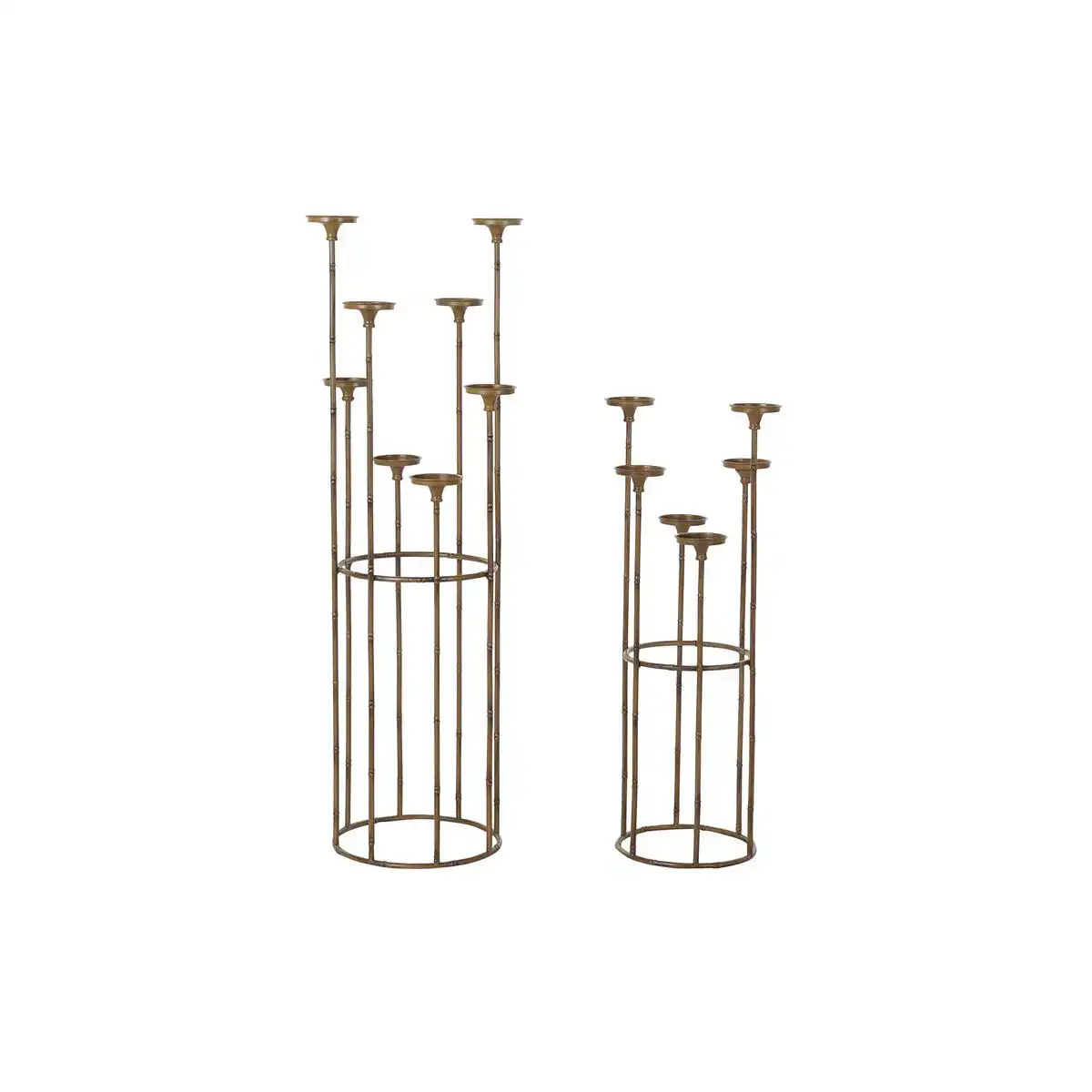 Bougeoir dkd home decor cuivre metal 38 x 38 x 110 cm 2 unites 2 unidades _9836. DIAYTAR COTE D'IVOIRE - Votre Destination de Shopping Authentique au Côte d'Ivoire. Plongez dans notre boutique en ligne pour découvrir des produits qui célèbrent la riche culture et l'artisanat du pays.
