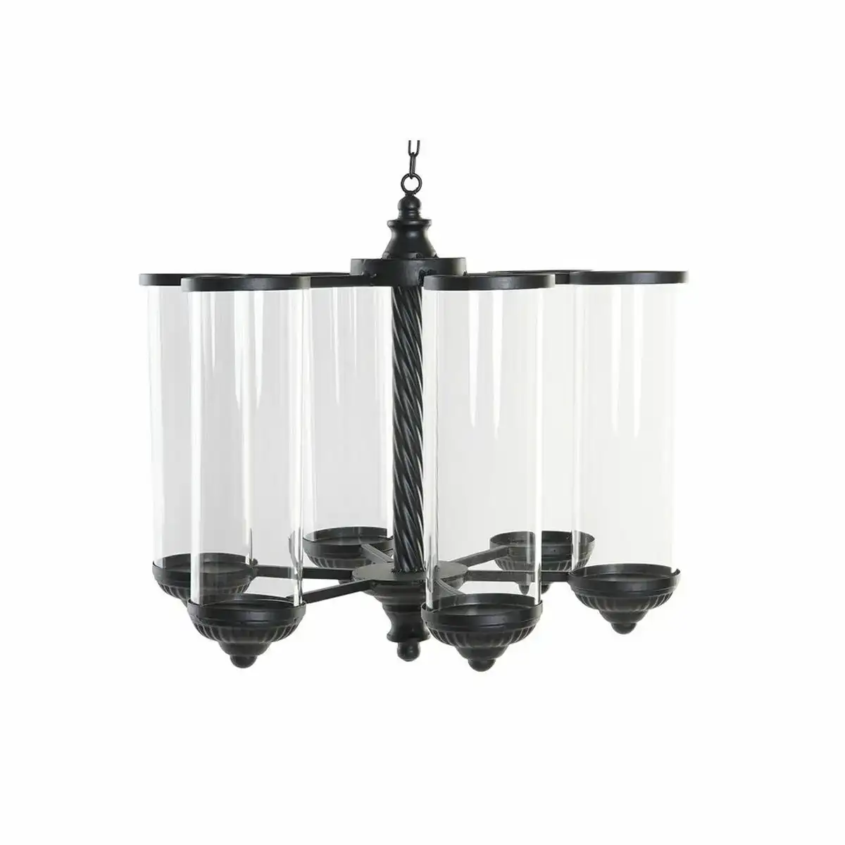 Bougeoir dkd home decor noir metal verre 53 x 53 x 52 cm _6745. DIAYTAR COTE D'IVOIRE - Votre Destination Shopping Incontournable. Parcourez nos rayons virtuels et trouvez des articles qui répondent à tous vos besoins, du quotidien à l'exceptionnel.