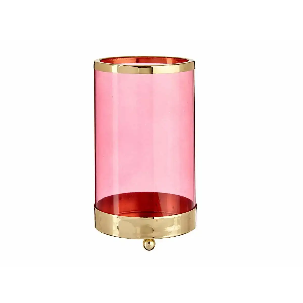 Bougeoir rose dore cylindre 9 7 x 16 5 x 9 7 cm metal verre_3573. Entrez dans l'Univers de DIAYTAR COTE D'IVOIRE - Où l'Innovation Rencontre la Tradition. Explorez notre sélection de produits modernes et traditionnels qui incarnent l'esprit dynamique du Côte d'Ivoire.