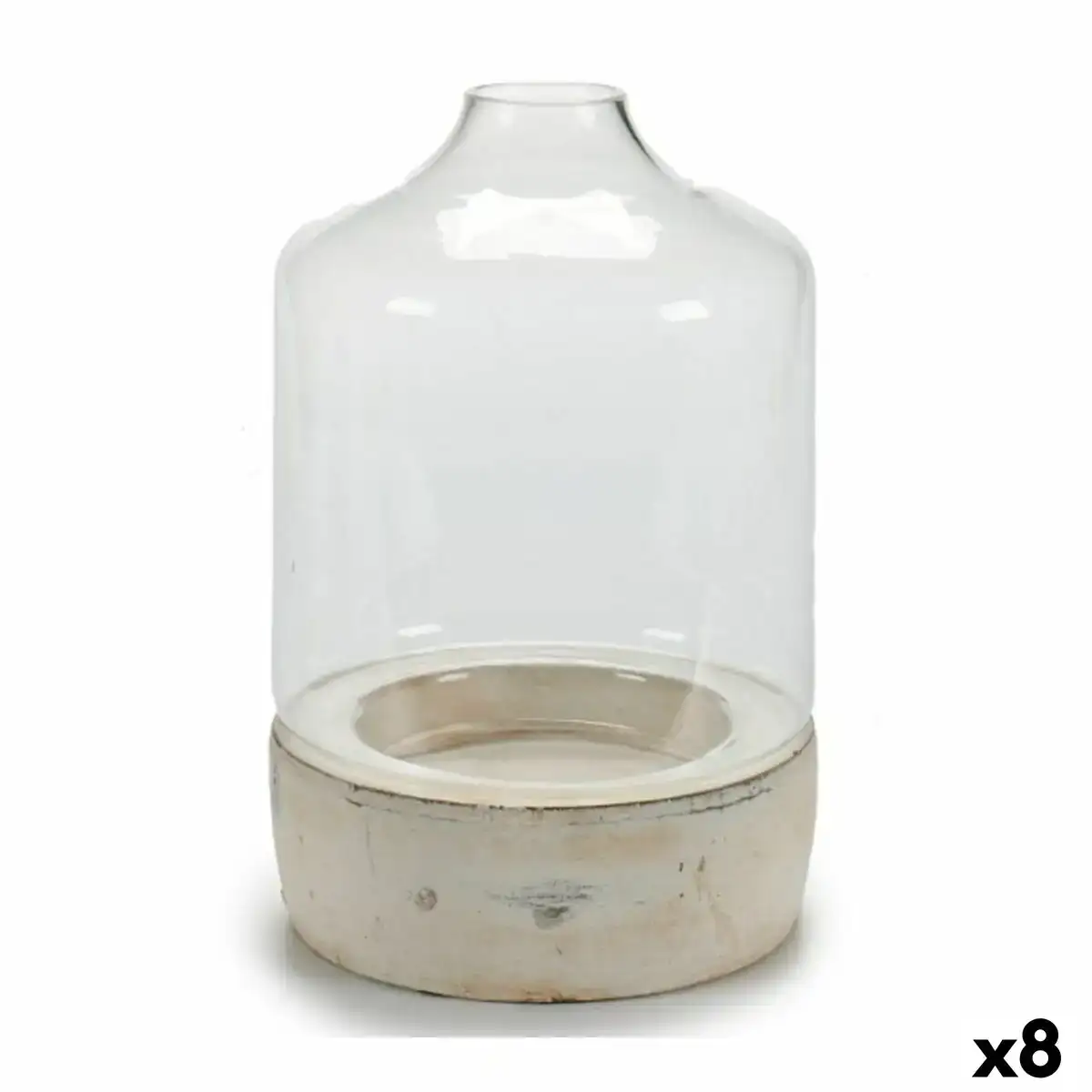 Bougeoir transparent pierre verre 15 2 x 22 5 x 15 2 cm 8 unites _2929. DIAYTAR COTE D'IVOIRE - Votre Destination Shopping de Choix. Explorez notre boutique en ligne et découvrez des trésors qui reflètent votre style et votre passion pour l'authenticité.