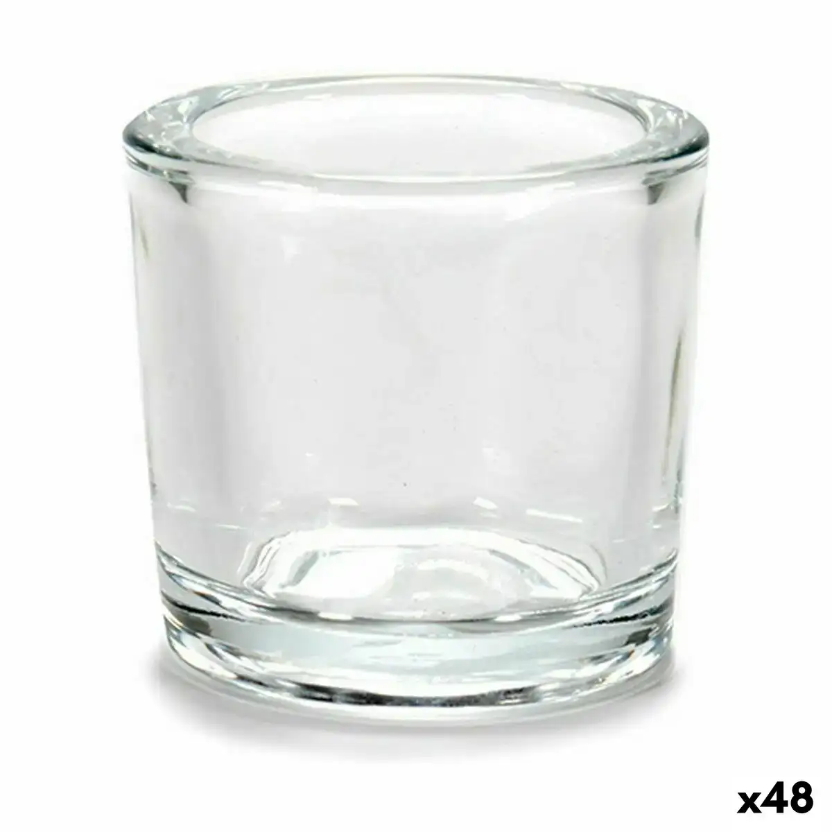 Bougeoir transparent verre 6 5 x 6 x 6 5 cm 48 unites _9244. DIAYTAR COTE D'IVOIRE - Un Monde de Possibilités à Portée de Clic. Parcourez notre site web pour découvrir des sélections infinies, de l'épicerie aux bijoux, et vivez une expérience d'achat sans pareil.