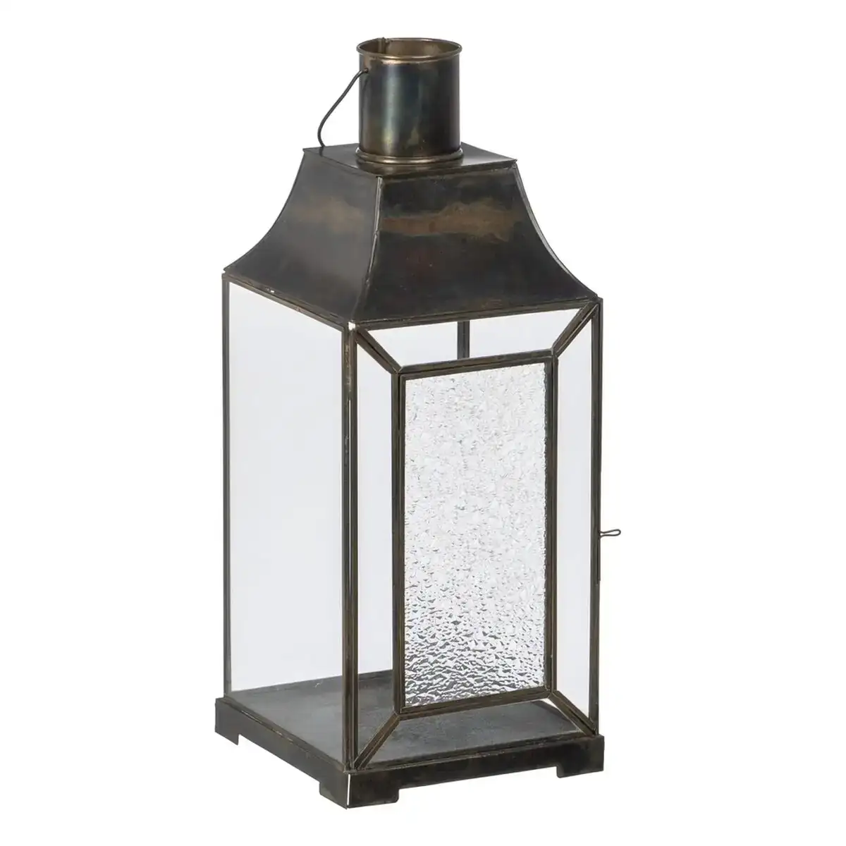 Bougeoir verre dore metal 17 x 17 x 44 cm_2530. DIAYTAR COTE D'IVOIRE - Là où Chaque Produit Évoque une Émotion. Parcourez notre catalogue et choisissez des articles qui vous touchent et qui enrichissent votre expérience.