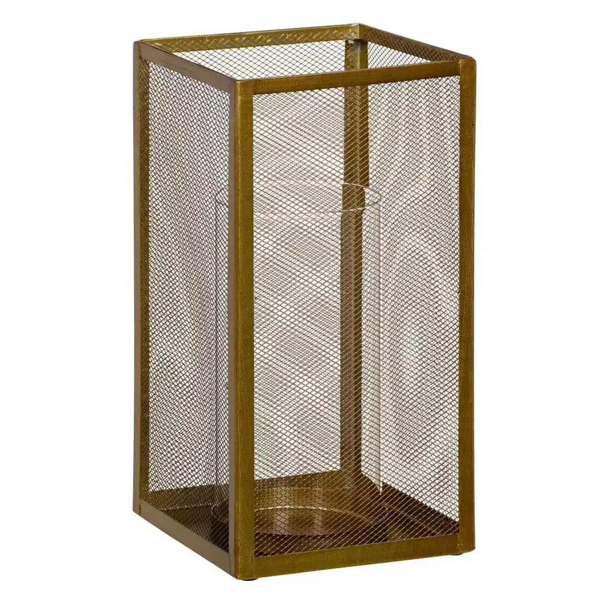 Bougeoir verre dore metal 18 x 18 x 35 5 cm_5299. DIAYTAR COTE D'IVOIRE - Votre Portail Vers l'Exclusivité. Explorez notre boutique en ligne pour découvrir des produits uniques et raffinés, conçus pour ceux qui recherchent l'excellence.