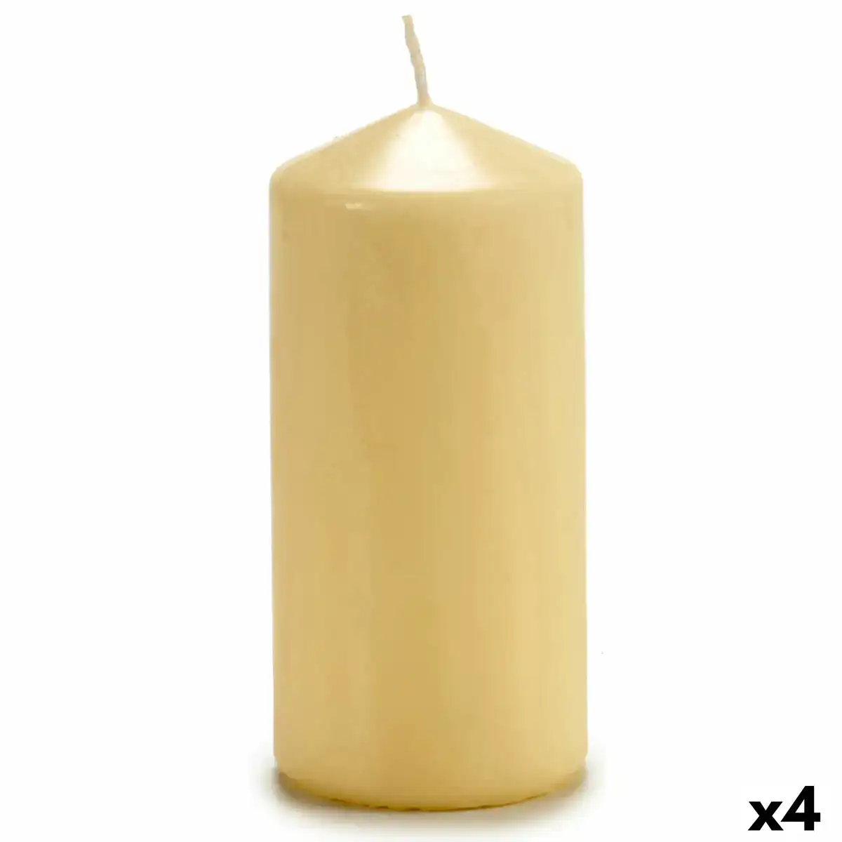 Bougie 15 5 cm creme 4 unites _6380. DIAYTAR COTE D'IVOIRE - L'Art du Shopping Éclairé. Naviguez à travers notre plateforme intuitive et découvrez une variété d'articles soigneusement sélectionnés pour répondre à vos besoins et à vos envies.