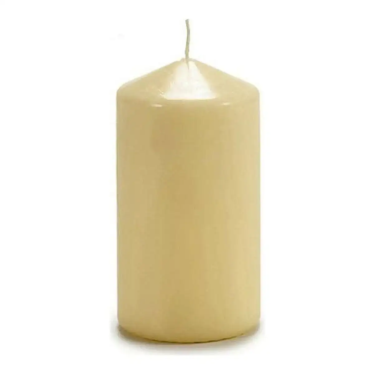 Bougie cire creme 7 x 13 x 7 cm_4323. DIAYTAR COTE D'IVOIRE - Votre Destination Shopping d'Exception. Parcourez nos rayons virtuels et choisissez des produits qui incarnent l'excellence et la diversité.