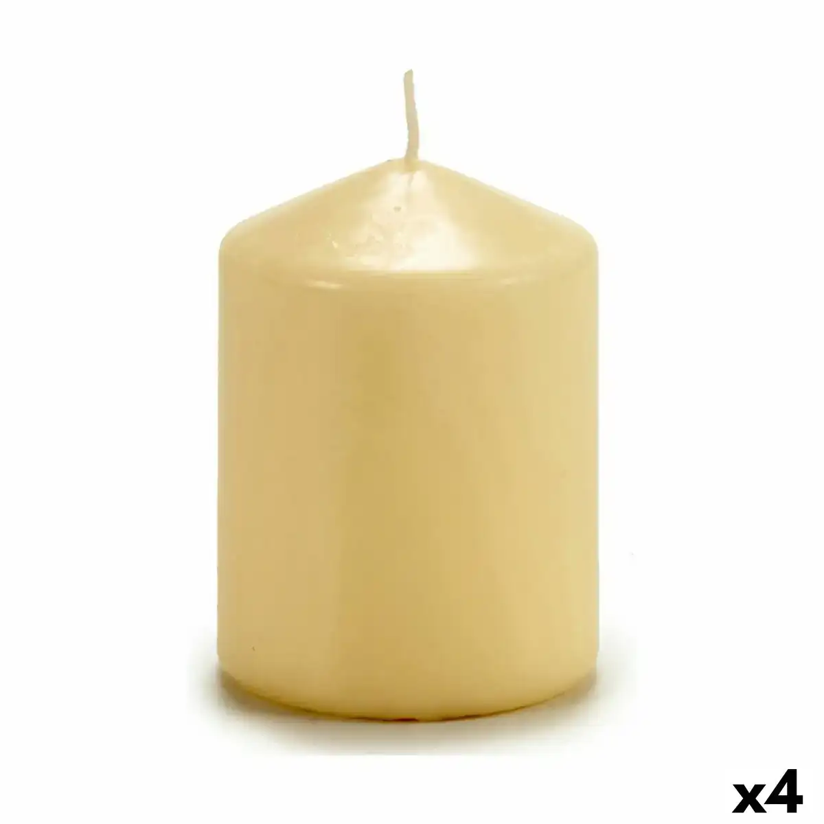 Bougie creme 7 x 10 x 7 cm 4 unites _2168. DIAYTAR COTE D'IVOIRE - Là où Chaque Produit Est une Trouvaille. Parcourez notre catalogue diversifié et découvrez des articles qui enrichiront votre quotidien, du pratique à l'insolite.
