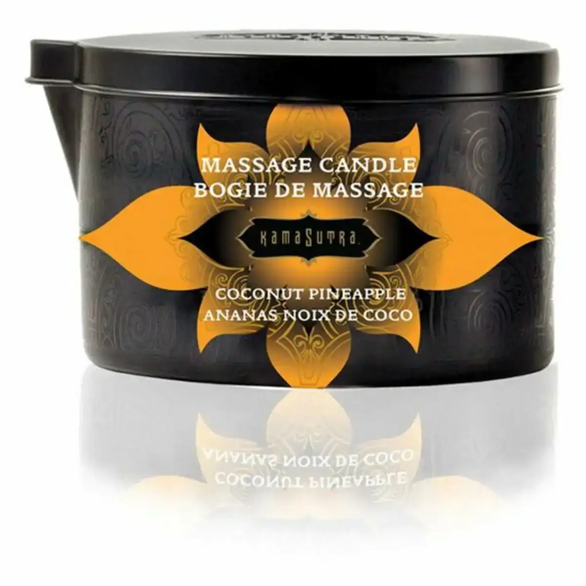 Bougie de massage noix de coco ananas kama sutra 10227_6917. DIAYTAR COTE D'IVOIRE - Là où Chaque Achat a du Sens. Explorez notre gamme et choisissez des produits qui racontent une histoire, votre histoire.
