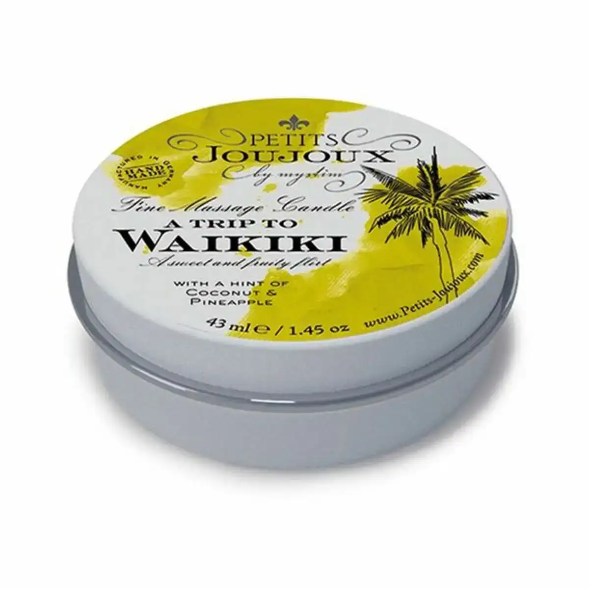 Bougie de massage waikiki 33g petits joujoux 67632_6017. DIAYTAR COTE D'IVOIRE - L'Art de Vivre le Shopping en Ligne. Découvrez notre plateforme intuitive et trouvez des produits qui vous inspirent et vous enchantent, à chaque clic.