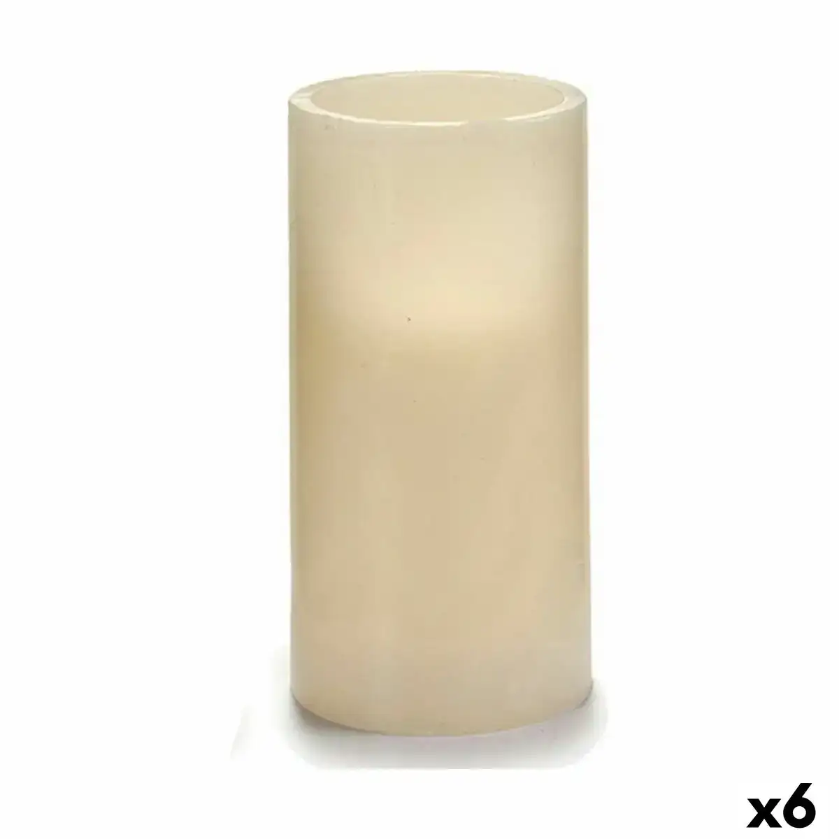 Bougie led creme 7 5 x 14 5 x 7 5 cm 6 unites _3663. DIAYTAR COTE D'IVOIRE - Votre Passage vers l'Élégance Abordable. Explorez notre collection où chaque produit est choisi pour sa qualité et son accessibilité, incarnant ainsi l'essence du Côte d'Ivoire.