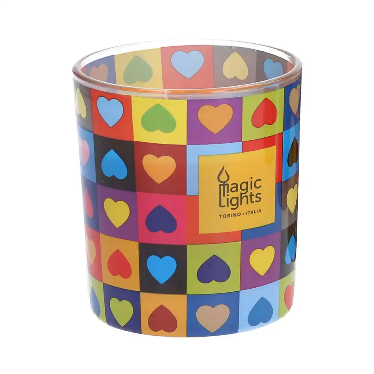 Bougie magic lights coeurs 7 5 x 8 4 cm _1527. DIAYTAR COTE D'IVOIRE - L'Art de Vivre l'Excellence au Quotidien. Explorez notre gamme et choisissez des produits qui ajoutent une note de prestige à votre vie.