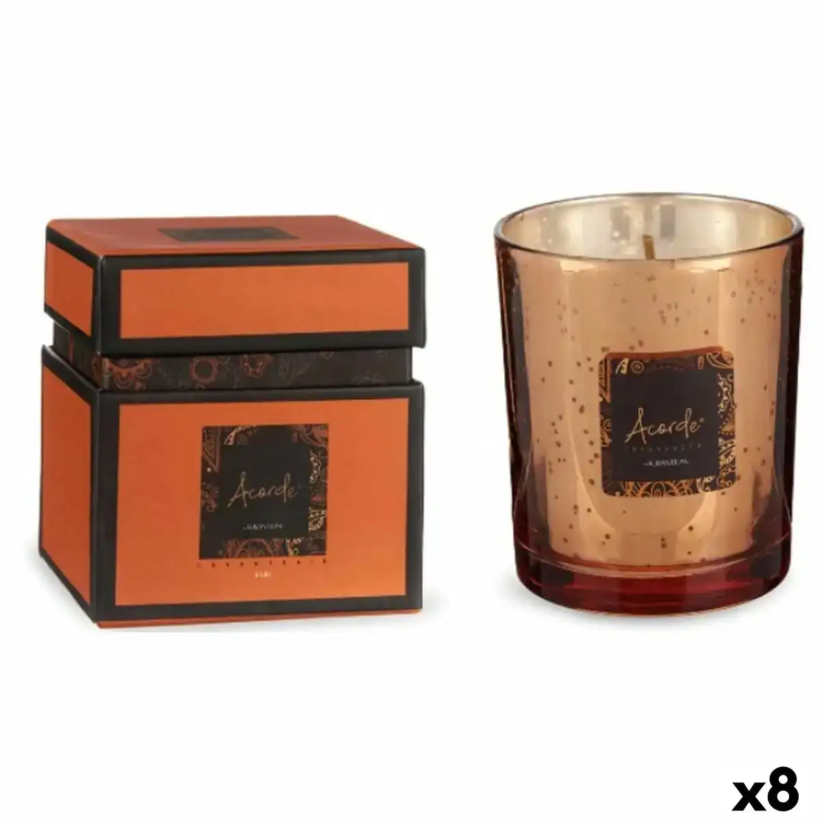 Bougie parfumee canelle orange 8 x 9 x 8 cm 8 unites _2473. Bienvenue chez DIAYTAR COTE D'IVOIRE - Où le Shopping Devient un Plaisir. Découvrez notre boutique en ligne et trouvez des trésors qui égaieront chaque jour de votre vie.