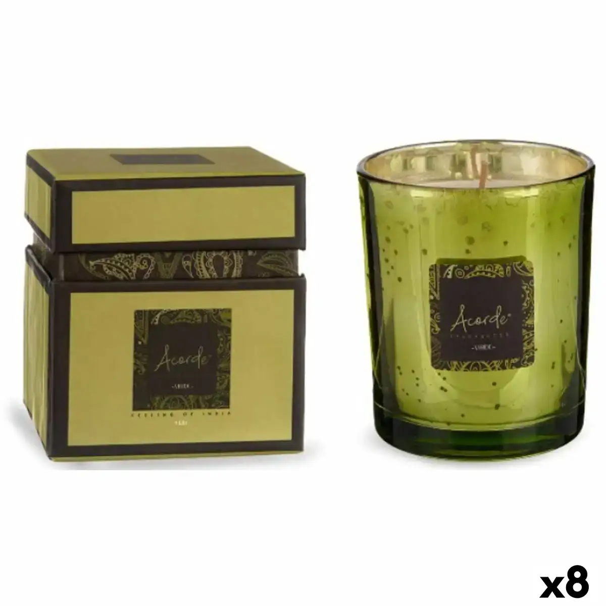 Bougie parfumee citron the vert 8 x 9 x 8 cm 8 unites _8269. DIAYTAR COTE D'IVOIRE - Votre Source de Découvertes Shopping. Découvrez des trésors dans notre boutique en ligne, allant des articles artisanaux aux innovations modernes.