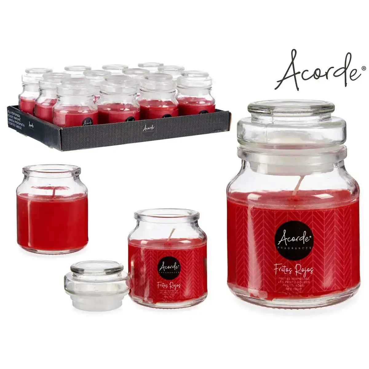 Bougie parfumee red berries bocal_8419. DIAYTAR COTE D'IVOIRE - Là où Choisir est un Acte d'Amour pour le Côte d'Ivoire. Explorez notre gamme et choisissez des produits qui célèbrent la culture et l'artisanat du pays.