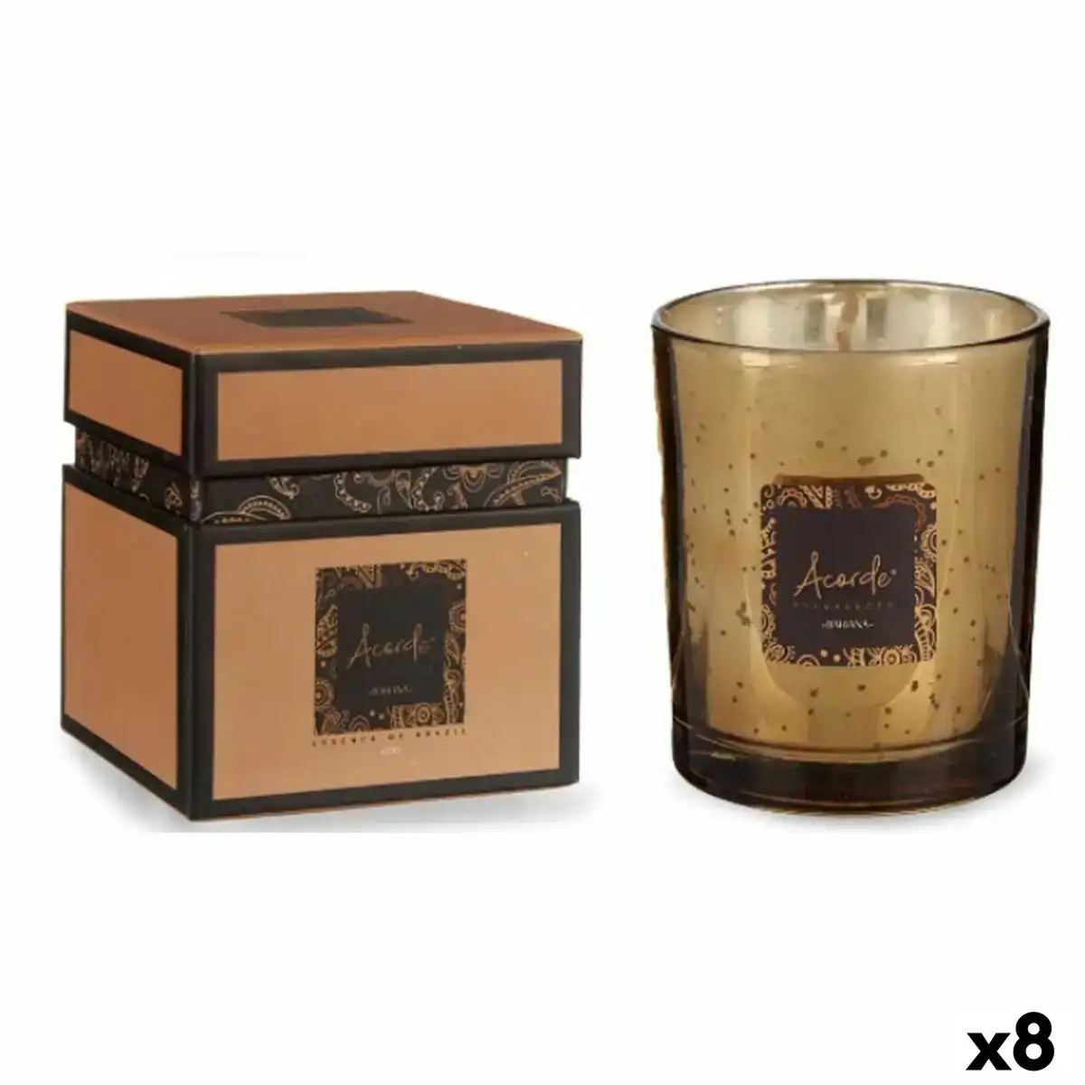 Bougie parfumee vanille 8 x 9 x 8 cm 8 unites _9354. Votre Destination de Choix: DIAYTAR COTE D'IVOIRE - Où l'Authenticité Rencontre la Commodité. Faites l'expérience de magasiner en ligne pour des articles qui incarnent la richesse culturelle et la modernité du Côte d'Ivoire.