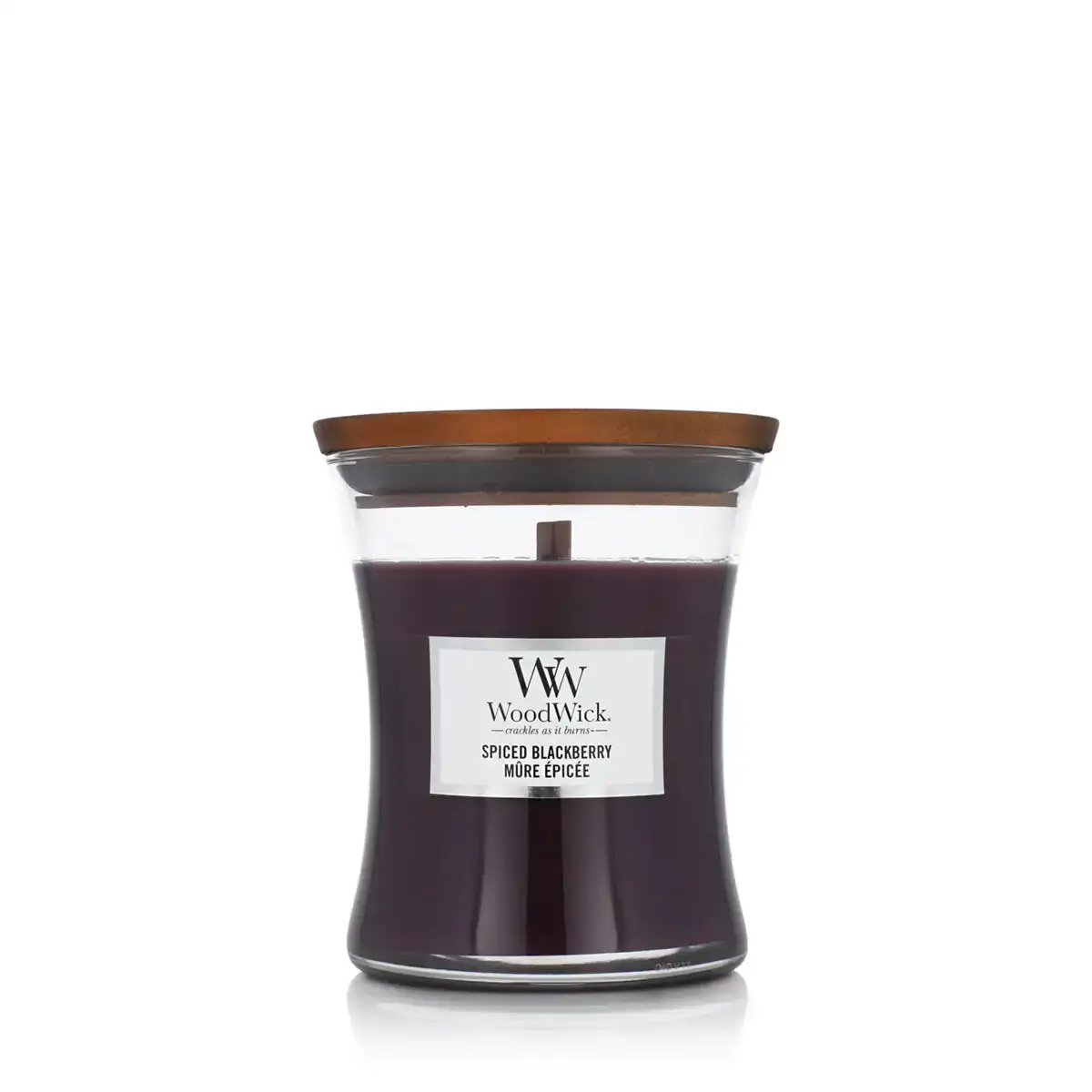 Bougie parfumee woodwick spiced blackberry 275 g_8084. DIAYTAR COTE D'IVOIRE - Là où Chaque Produit a son Histoire. Découvrez notre gamme de produits, chacun portant en lui le récit de l'artisanat et de la passion, pour vous offrir une expérience de shopping authentique.