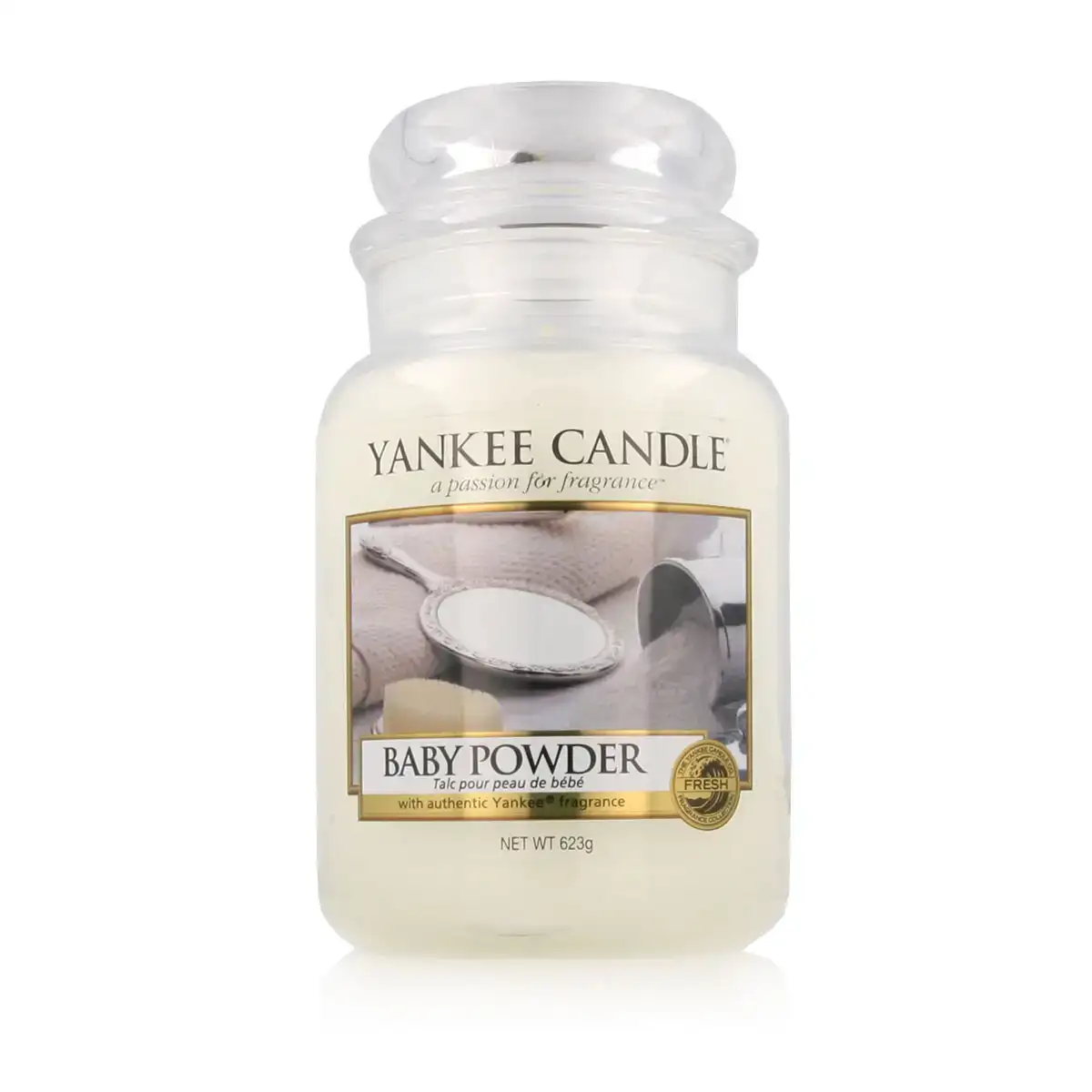 Bougie parfumee yankee candle talc en poudre_2365. DIAYTAR COTE D'IVOIRE - Votre Destination Shopping de Choix. Explorez notre boutique en ligne et découvrez des trésors qui reflètent votre style et votre passion pour l'authenticité.