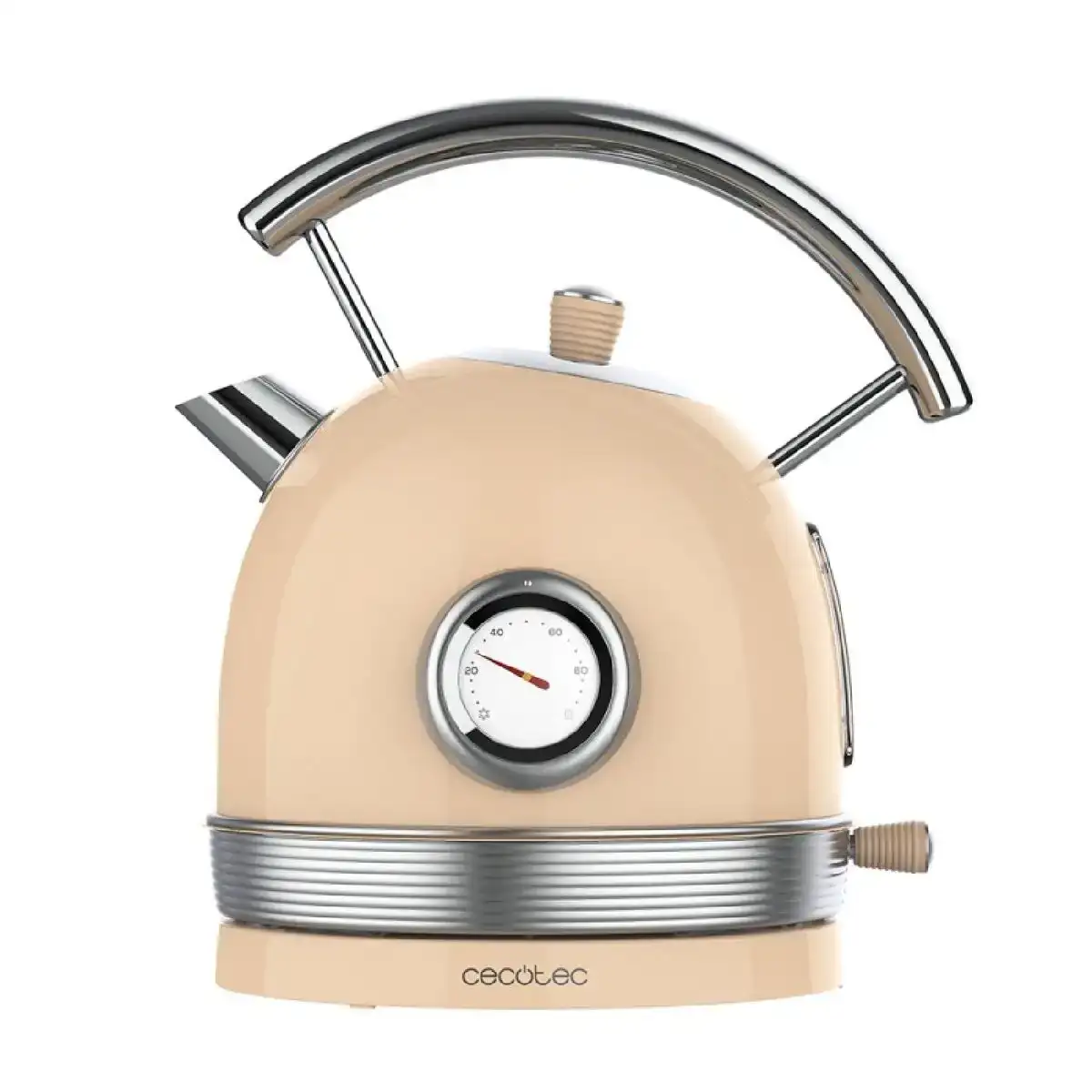 Bouilloire cecotec thermosense 420 vintage beige acier inoxydable 2200 w 1 8 l_8275. DIAYTAR COTE D'IVOIRE - Où Choisir est une Célébration de l'Artisanat. Explorez notre boutique en ligne et choisissez des articles qui incarnent l'art et le savoir-faire du Côte d'Ivoire.