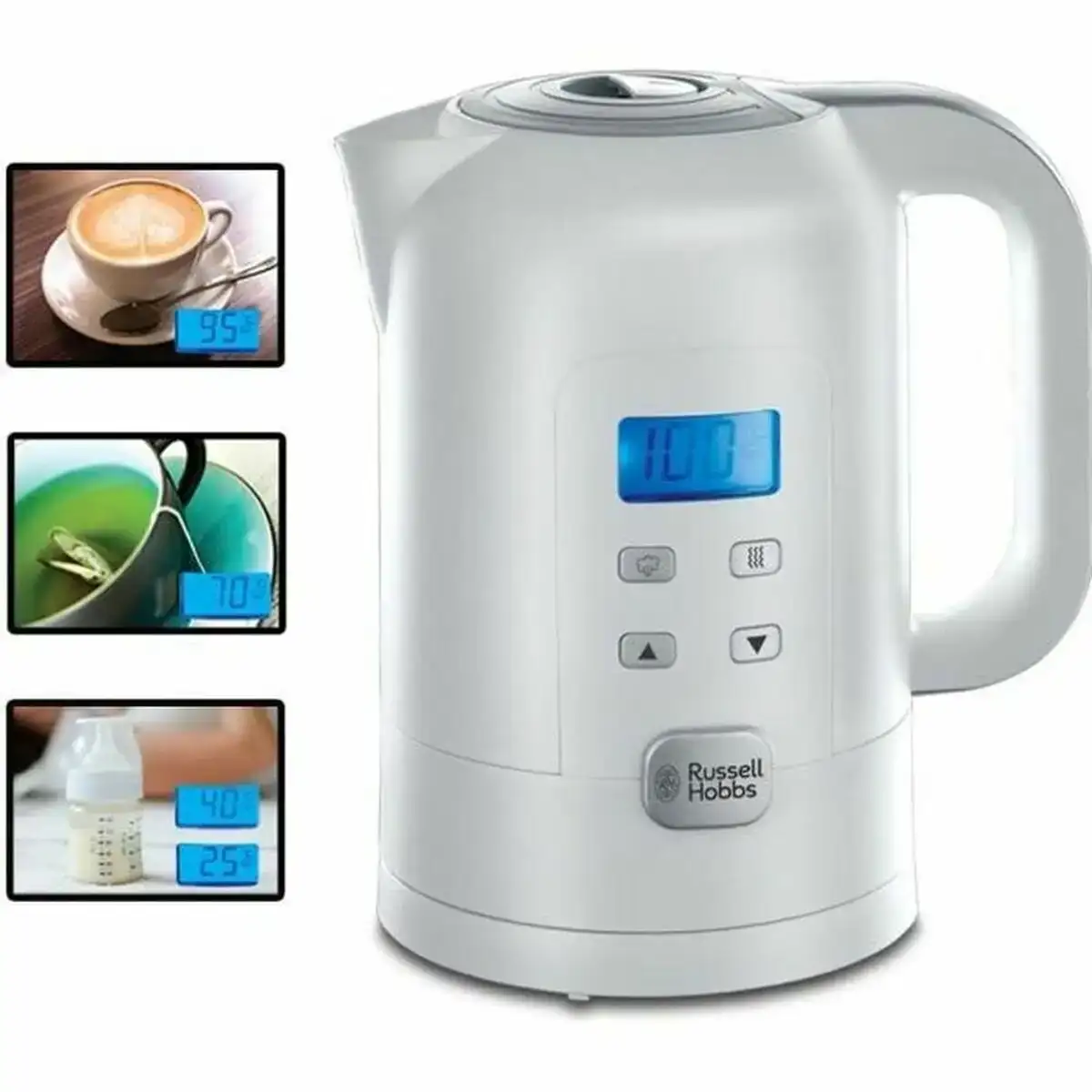Bouilloire russell hobbs 21150 70 blanc plastique 2200 w 1 7 l_4323. DIAYTAR COTE D'IVOIRE - L'Art de Magasiner sans Limites. Naviguez à travers notre collection diversifiée pour trouver des produits qui élargiront vos horizons shopping.