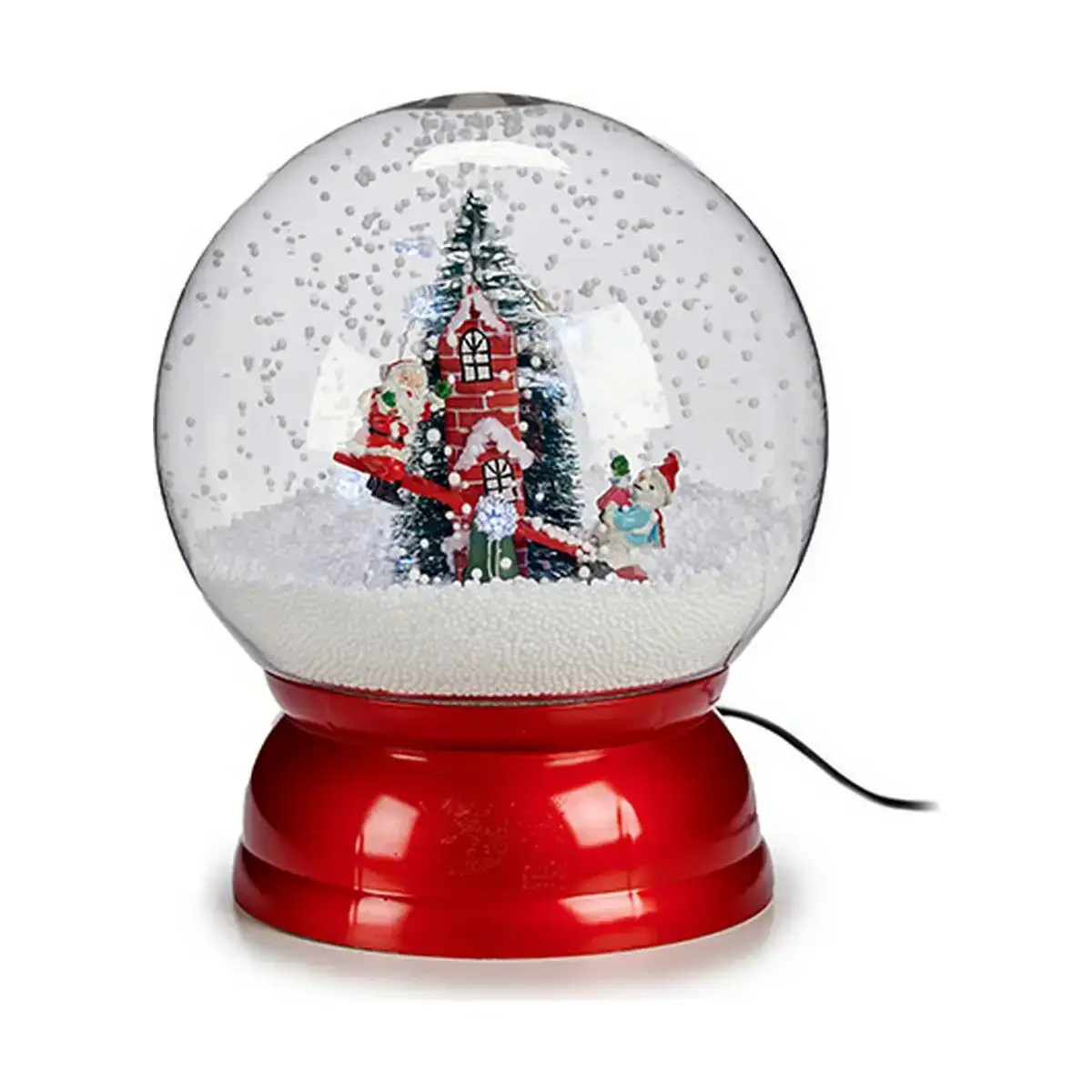 Boule de neige sapin de noel 22 x 27 cm rouge plastique_3653. DIAYTAR COTE D'IVOIRE - L'Art du Shopping Éclairé. Naviguez à travers notre plateforme intuitive et découvrez une variété d'articles soigneusement sélectionnés pour répondre à vos besoins et à vos envies.