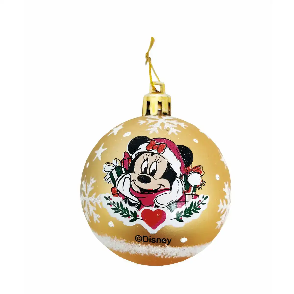 Boule de noel minnie mouse lucky dore 6 unites plastique o 8 cm _7637. Bienvenue sur DIAYTAR COTE D'IVOIRE - Où le Shopping est une Affaire Personnelle. Découvrez notre sélection et choisissez des produits qui reflètent votre unicité et votre individualité.