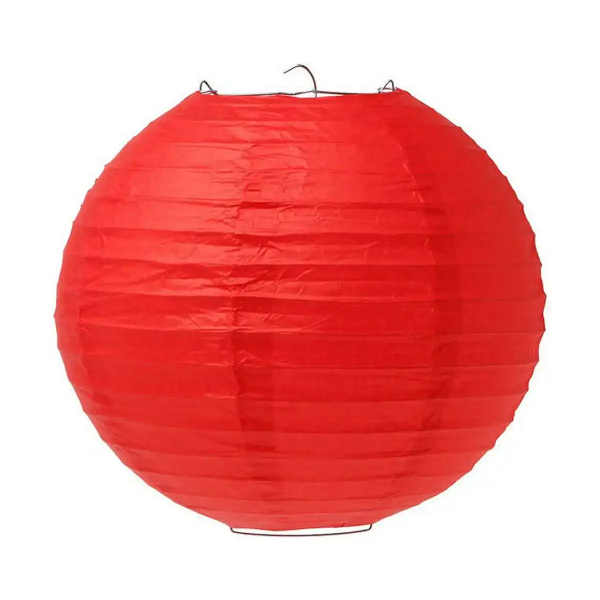 Boule decorative o 26 cm rouge_2867. DIAYTAR COTE D'IVOIRE - Votre Boutique en Ligne, Votre Histoire. Explorez notre sélection et découvrez des produits qui reflètent votre parcours et vos aspirations, un achat à la fois.