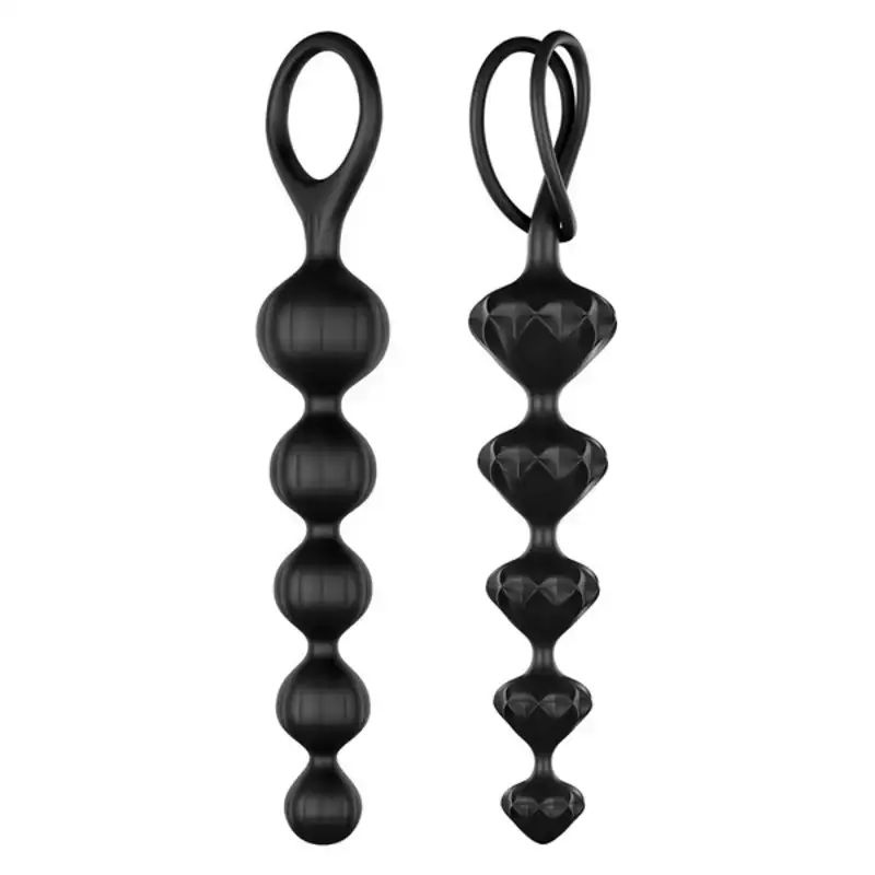 Boules anales satisfyer 2 pcs noir silicone_8421. Bienvenue sur DIAYTAR COTE D'IVOIRE - Où le Shopping est une Affaire Personnelle. Découvrez notre sélection et choisissez des produits qui reflètent votre unicité et votre individualité.