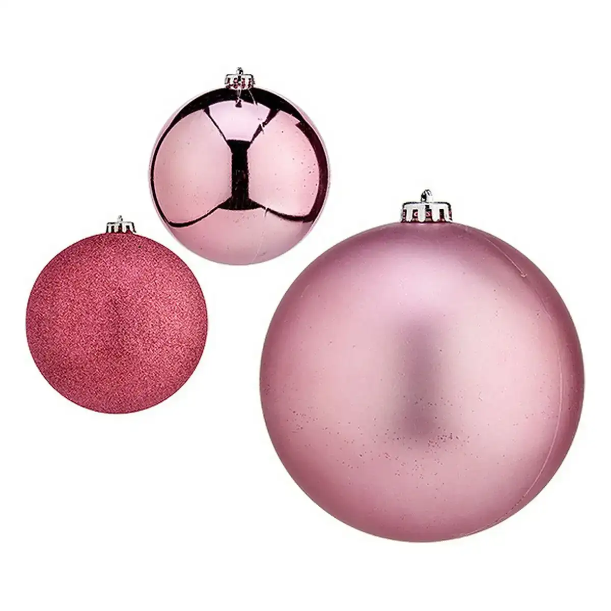 Boules de noel 15 x 16 x 15 cm rose_6312. DIAYTAR COTE D'IVOIRE - Là où la Tradition Devient Tendance. Naviguez à travers notre boutique en ligne et choisissez des produits qui allient l'authenticité au contemporain.