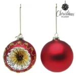Boules de noel 8 cm 2 uds verre rouge_5192. DIAYTAR COTE D'IVOIRE - Votre Portail Vers l'Exclusivité. Explorez notre boutique en ligne pour découvrir des produits uniques et raffinés, conçus pour ceux qui recherchent l'excellence.