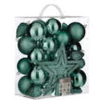 Boules de noel bleu 40 pieces_7431. Bienvenue chez DIAYTAR COTE D'IVOIRE - Où Choisir est un Voyage. Plongez dans notre plateforme en ligne pour trouver des produits qui ajoutent de la couleur et de la texture à votre quotidien.