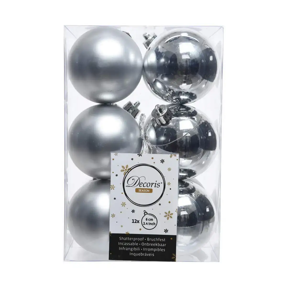 Boules de noel decoris argente o6 cm _1199. Entrez dans l'Univers de DIAYTAR COTE D'IVOIRE - Où Choisir est un Plaisir. Explorez notre catalogue diversifié et trouvez des articles qui reflètent vos goûts et votre personnalité.